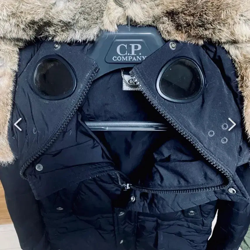 [BUNJANG] C.P. Company Mille Miglia Goggle Padded Parka L / 시피컴퍼니 정품 밀레밀리아 고글 후드 노르지 패딩 L 100