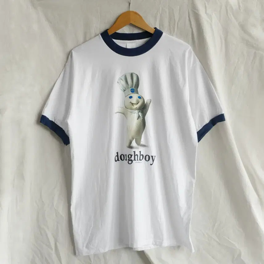 [BUNJANG] 1990s Made In USA Pillsbury Doughboy Ringer T-Shirt XL / 1990s Made In USA 필스버리 링거 티셔츠