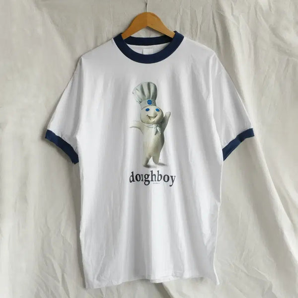 [BUNJANG] 1990s Made In USA Pillsbury Doughboy Ringer T-Shirt XL / 1990s Made In USA 필스버리 링거 티셔츠