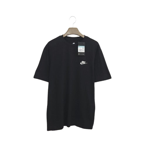 [BUNJANG] Nike Embroidered Logo Black T-Shirt (Men's M) / 나이키 자수 로고 반팔 루즈핏 블랙 티셔츠 M