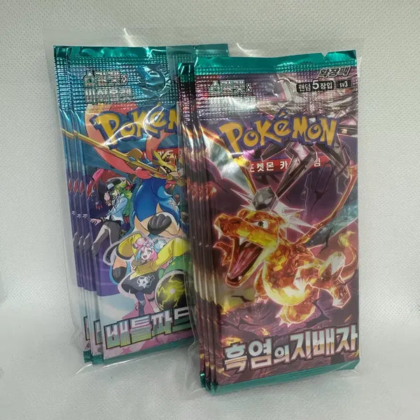 [BUNJANG] Pokemon Card Sets: Crimson Haze (5 Packs) & Battle Partners (5 Packs) / 포켓몬카드 흑염의지배자(5팩)/배틀파트너즈(5팩)