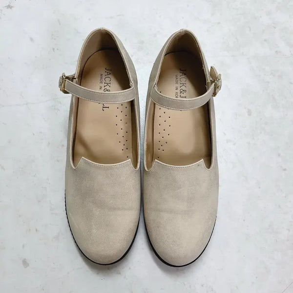 [BUNJANG] Jack&Jill Mary Jane Beige Shoes Size 235 / 잭앤질 메리제인 베이지 235