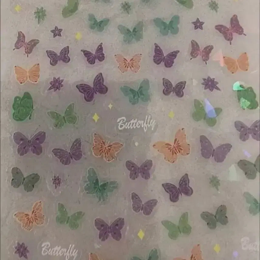 [BUNJANG] Nail Butterfly Stickers / 네일나비 스티커
