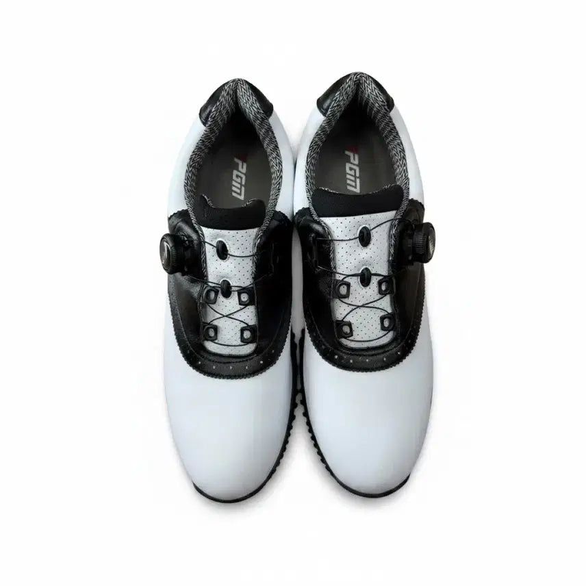 [BUNJANG] PGM Men's Golf Shoes White/Black Dial Size 270 / 남성270/ PGM 화이트/블랙 다이얼 골프화