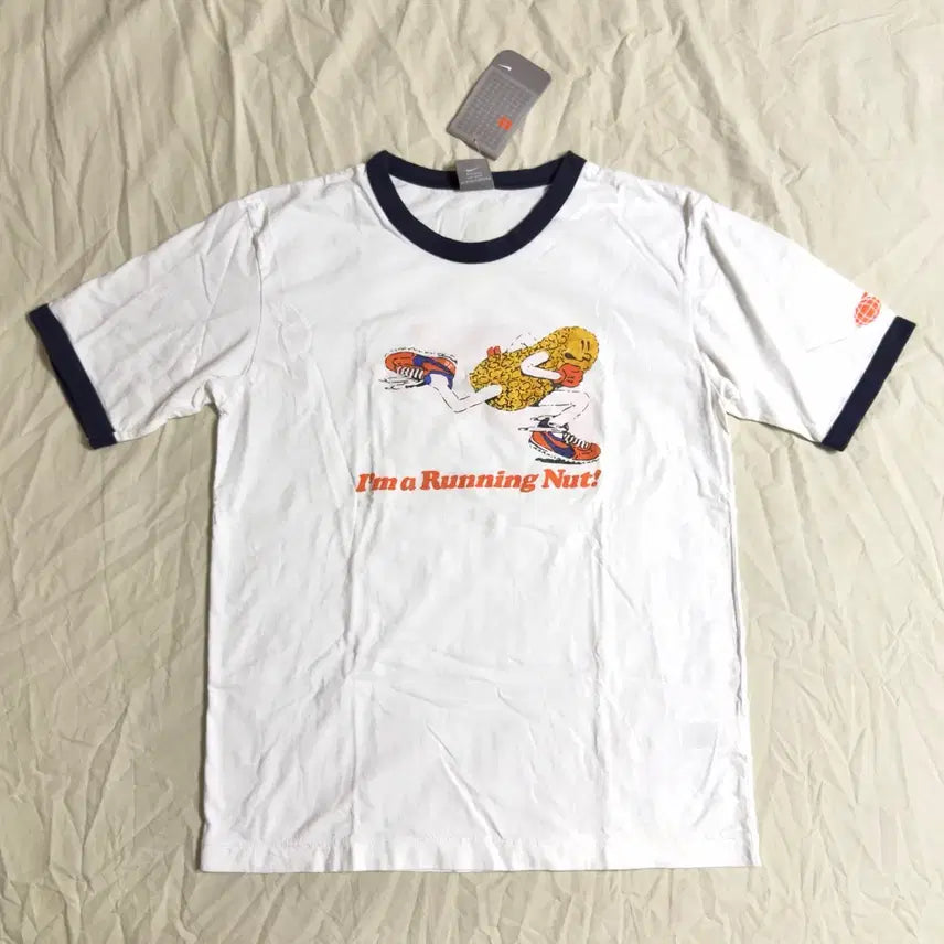 [BUNJANG] Nike x Beams 30th Anniversary 'I'm a Running Nut' Ringer Tee / 00s 나이키 X 빔즈 30th 러닝 넛 링거 티
