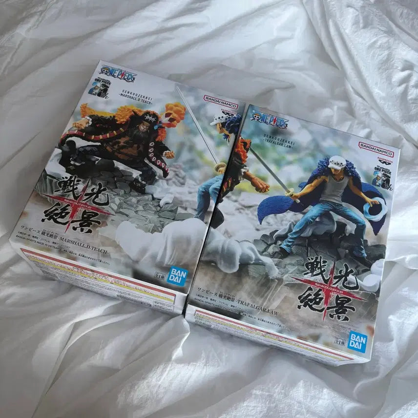 [BUNJANG] Banpresto One Piece Edward Teach & Trafalgar Law Figure Set / 원피스 전광절경 로우, 검은수염 2종세트 반프레스토 피규어