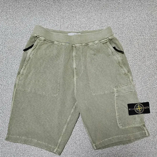 [BUNJANG] Stone Island 23SS Cargo Shorts Khaki Green / [S 사이즈] 23SS 스톤아일랜드 와펜 카고 반바지 카키느낌