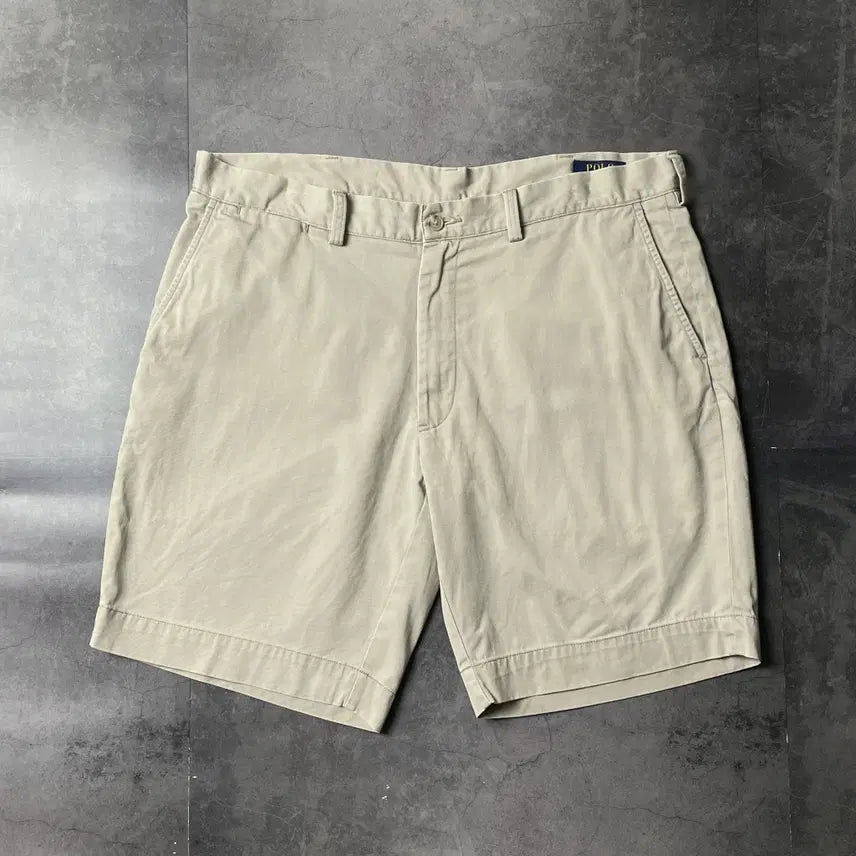 [BUNJANG] Ralph Lauren Vintage Beige Chino Half Pants / RALPH LAUREN 랄프로렌 빈티지 베이지 치노 하프팬츠 A01082