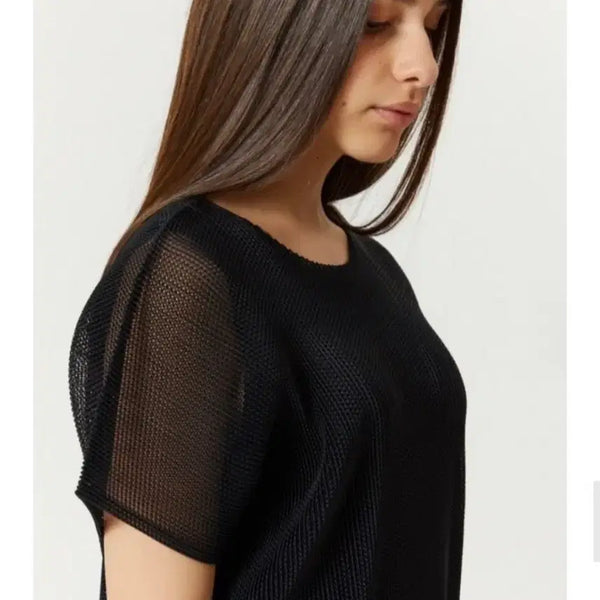 [BUNJANG] Pleats Please Tatami Top Black / 플리츠플리즈 타타미 탑