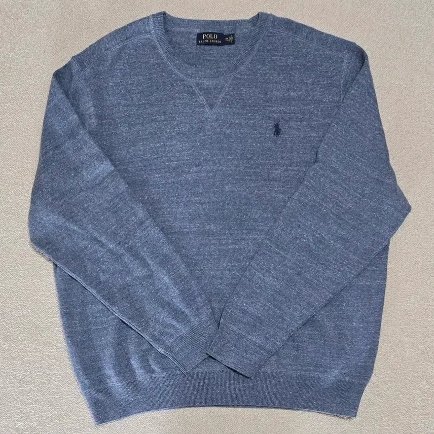 [BUNJANG] Polo Ralph Lauren Blue Knit XXL / 폴로 랄프로렌 블루 니트