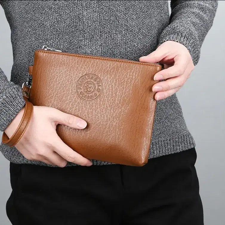 [BUNJANG] Men's Clutch Bag Brown / 클러치 백 브라운