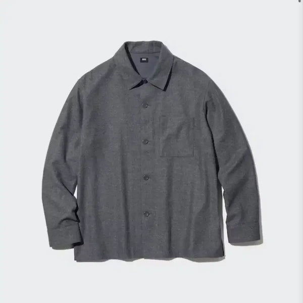 [BUNJANG] Uniqlo Brushed Twill Overshirt / 유니클로 브러시드 트윌 셔츠