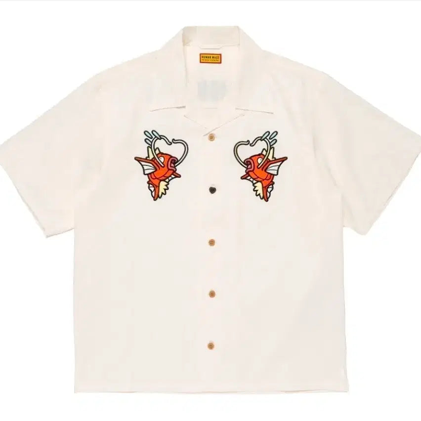 [BUNJANG] Human Made Pokémon Magikarp Shirt 2XL / HUMAN MADE 포켓몬 잉어킹 셔츠 2XL