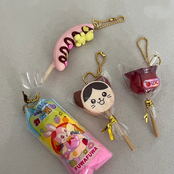 [BUNJANG] Festival Food Mascot Gachapon Keyring Bundle Set / 축제 음식 마스코트 가챠 키링 일괄