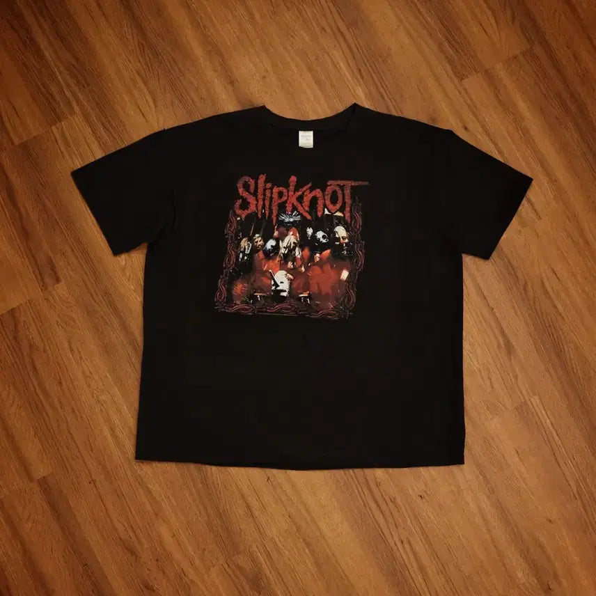 [BUNJANG] Slipknot Band T-Shirt / 슬립낫 밴드 프린팅 밴드티셔츠 블랙 판매