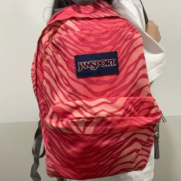 [BUNJANG] Jansport Pink Zebra Backpack / Jansport 잔스포츠 핑크 지브라 백팩