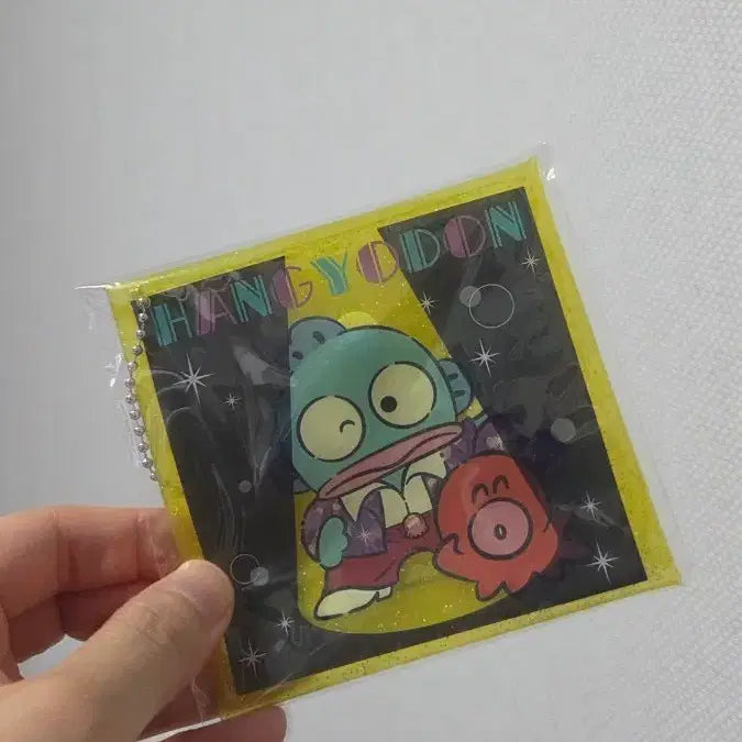 [BUNJANG] Sanrio Hangyodon Square Pouch Keyring / 산리오 디스코 쿠지 한교동 스퀘어 파우치 키링
