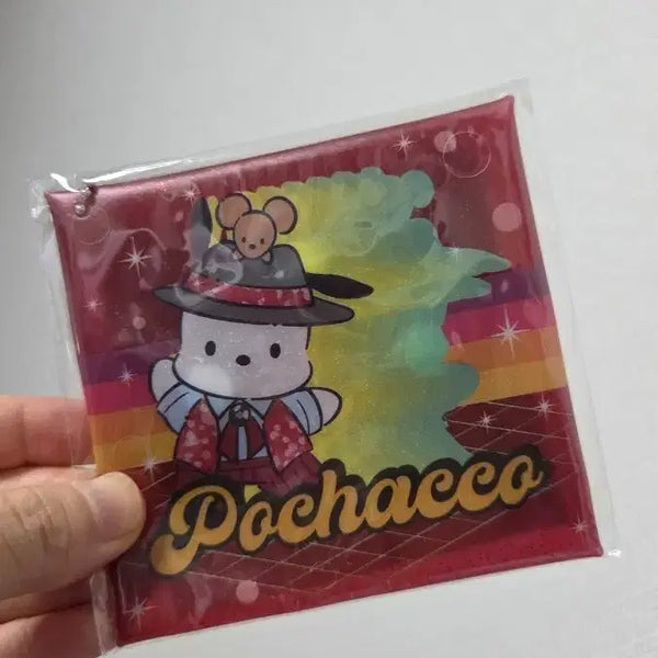 [BUNJANG] Sanrio Pochacco Square Pouch Keyring / 산리오 디스코 쿠지 포차코 스퀘어 파우치 키링