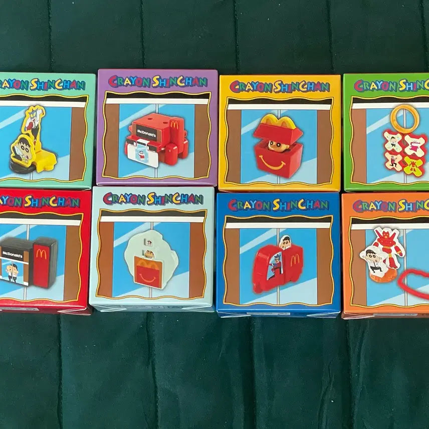 [BUNJANG] Crayon Shin-chan Happy Meal Sealed Full Set / 해피밀 짱구미개봉 풀세트