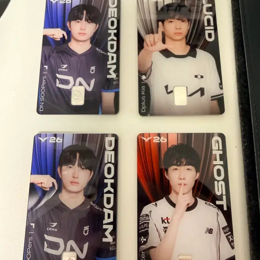 [BUNJANG] Korea Mint Corporation LCK Card Bundle Set - Pyosik, Willer, UCAl / 조폐공사 LCK 카드 표식/윌러/유칼 일괄판매