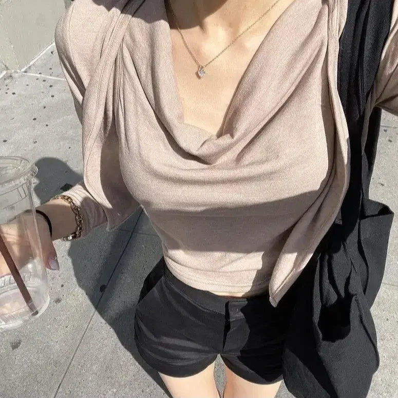 [BUNJANG] Gooze Production Drape Set (Beige, Brushed) / 구즈 제작 드레이프set(베이지,기모버전)새상품