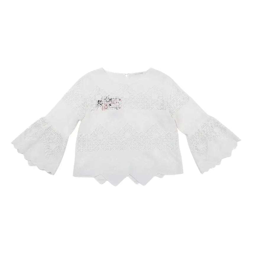 [BUNJANG] JS New York Punching Blouse IV / 여성F/ JS뉴욕 펀칭 블라우스 IV 고급보세 36-140