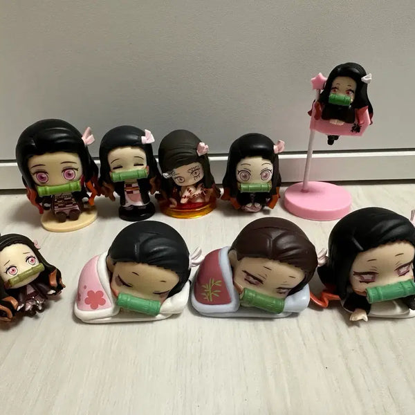 [BUNJANG] Demon Slayer: Kimetsu no Yaiba Nezuko Kamado Gacha Figure Set / 귀멸의칼날 귀칼 카마도 네즈코 가챠 피규어 세트