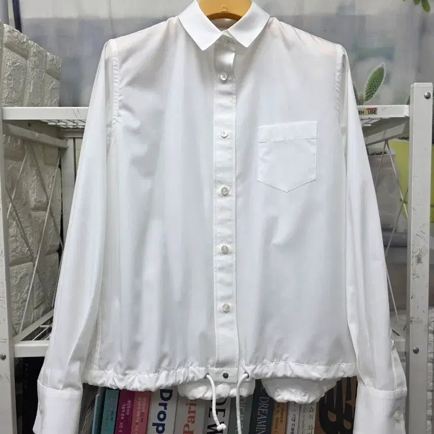 [BUNJANG] Sacai Women's Long Sleeve Shirt / 매장정품/ 사카이 여성셔츠 44~슬림55 봄~여름 긴팔셔츠 WM99