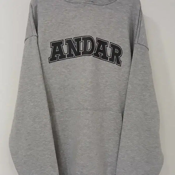 [BUNJANG] Andar Signature Logo Oversized Hoodie / 안다르 시그니처 로고 오버핏 후디(착불)