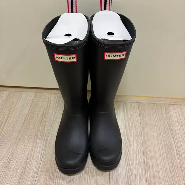 [BUNJANG] Hunter Original Play Tall Boots Black UK3 (220mm) Full Box / 헌터 오리지날 플레이 블랙 톨 UK3 220 풀박스