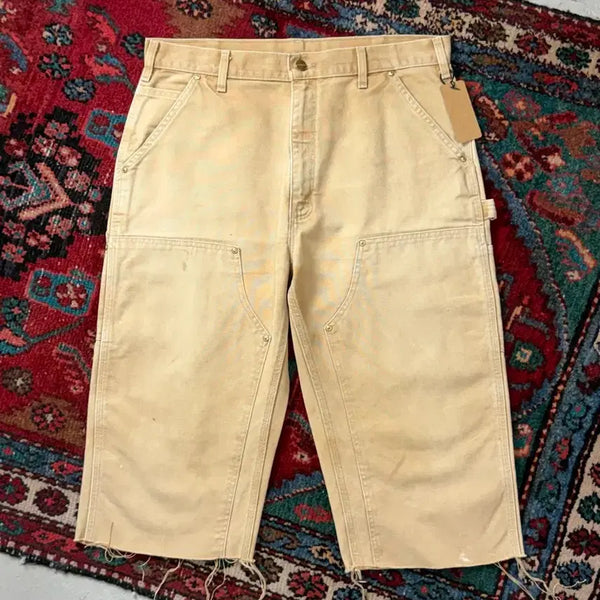 [BUNJANG] Carhartt B01 Double Knee Shorts Brown / OG 칼하트 B01 더블니 쇼츠 칼하트 썩블니 BRN