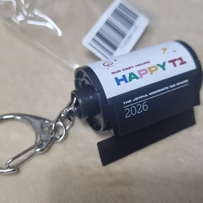 [BUNJANG] T1 2026 Happy T1 Film Keychain / T1 티원 2026 해피티원 필름키링