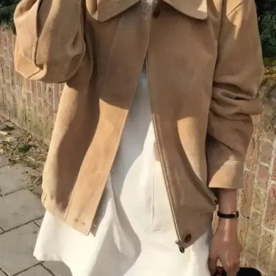[BUNJANG] Overtake Hobart Suede Jacket / 오버테이크 호바트 스웨이드 자켓