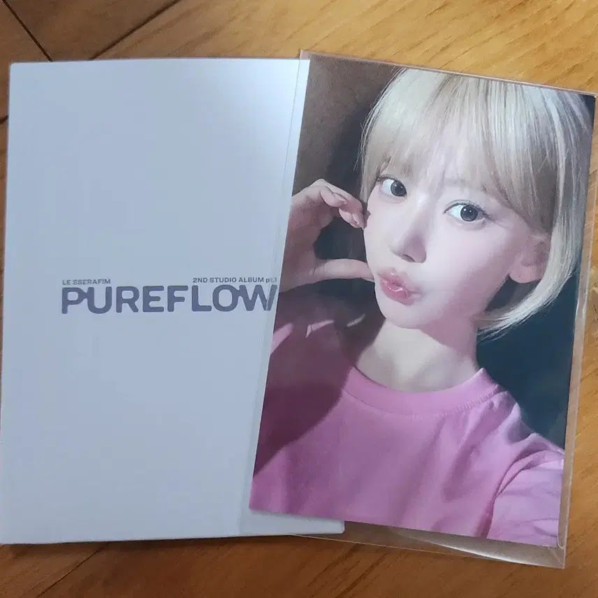 [BUNJANG] LE SSERAFIM Sakura BoomPala Public Broadcast Photocard / [판매] 르세라핌 사쿠라 붐팔라 공방포카