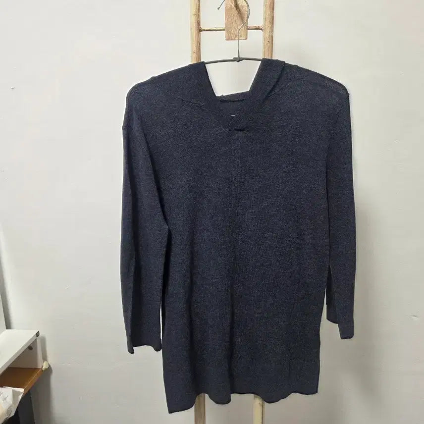 [BUNJANG] J BY JUNG GU HO Houndstooth Blend Hooded Knit / J BY 정구호  마혼방 후드니트