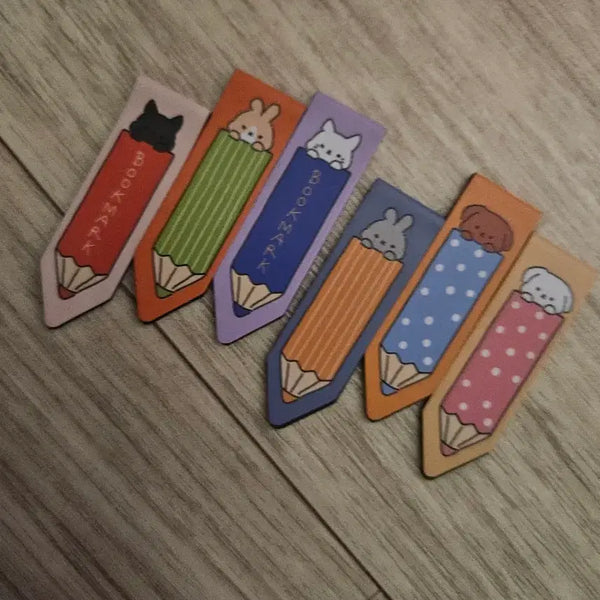 [BUNJANG] Animal Pencil Bookmark Set / 동물 연필 책갈피 *.*