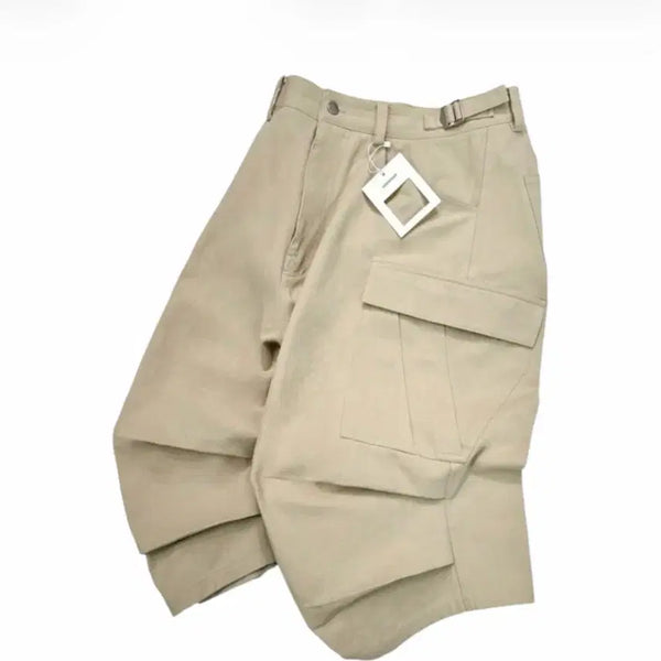 [BUNJANG] Nonnode Side Cargo Shorts Beige Size 2 / [2] 논노드 사이드 카고 쇼츠 베이지