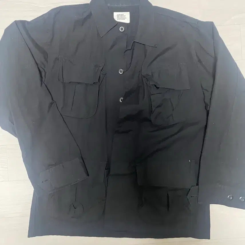 [BUNJANG] US Army BDU Ripstop Black M/R (105) / 미군 bdu 립스탑 블랙 m/r 105