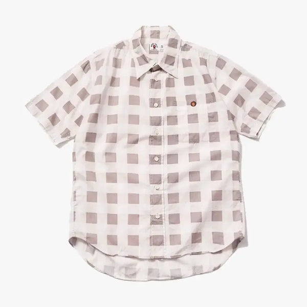 [BUNJANG] BAPE Milo Checkered Casual Shirt / 베이프 마일로 체크셔츠