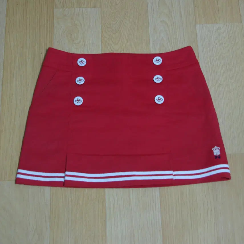 [BUNJANG] Parigates Golf Skirt with Red Stretch Inner Pants / 파리게이츠 골프 스커트 0
