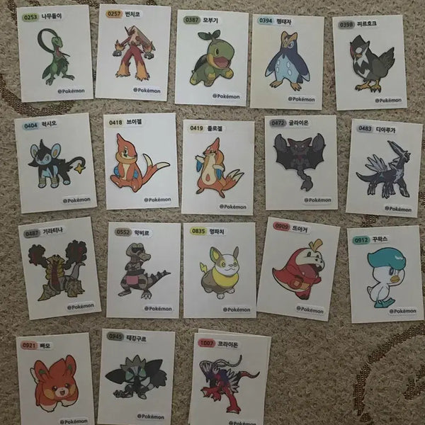 [BUNJANG] Pokemon Sticker Collection / 포켓몬띠부씰 판매및교환