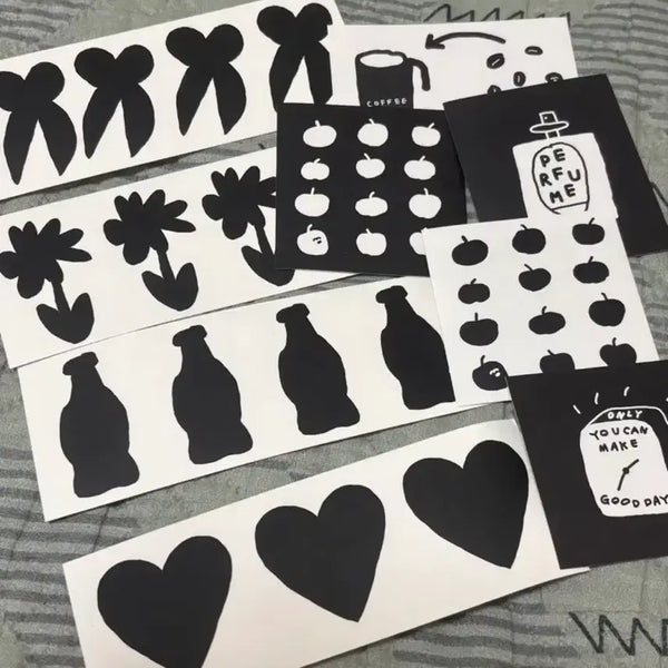 [BUNJANG] Octo Stickers and Aesthetic Stickers Set / 다꾸 처분 ) 옥토스티커+감성스티커
