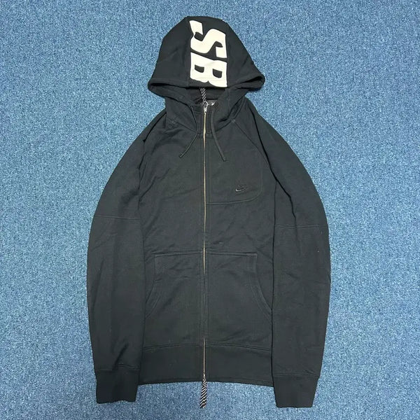 [BUNJANG] Nike SB Hooded Zip-Up Sweatshirt Black Size 100 / 나이키 스케이트보딩 후드집업 100