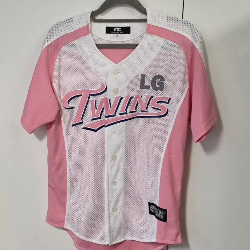 [BUNJANG] LG Twins Pink Baseball Jersey (Size 85) / LG 트윈스 핑크 유니폼 85