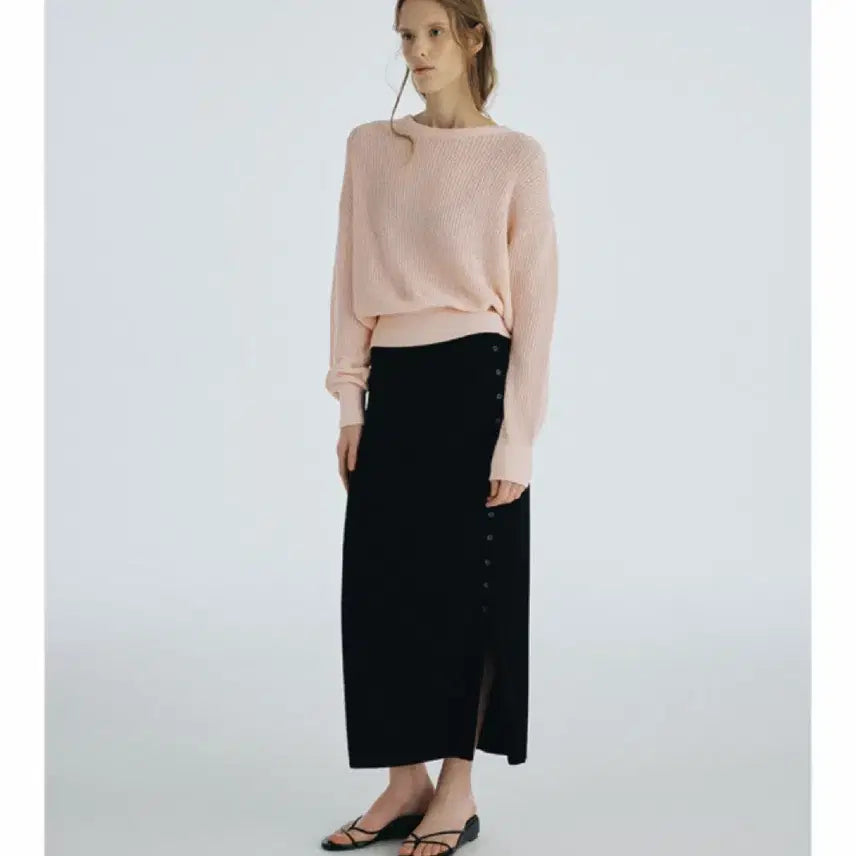 [BUNJANG] OEL Doen Button Skirt / 오엘 도엔 버튼 스커트