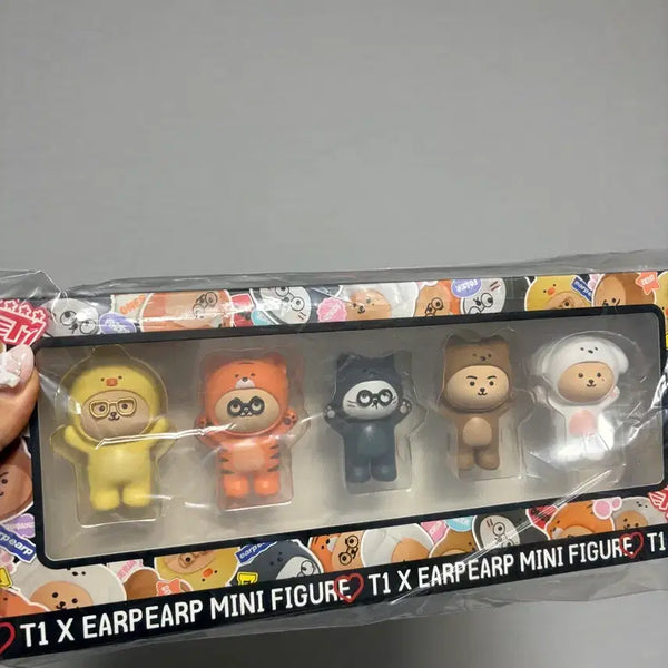 [BUNJANG] T1 x Appuff Appuff Mini Figure Set (JEOPEUGUKE) / T1 어프어프 미니 피규어 세트 제오페구케