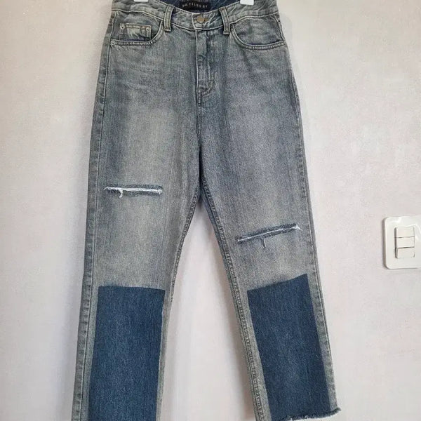 [BUNJANG] Tilbury Two-Tone Denim Jeans / 틸버리 투톤데님