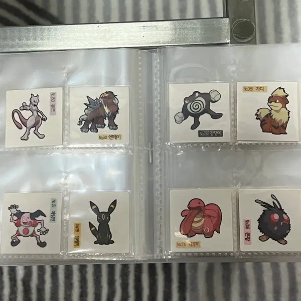 [BUNJANG] Pokemon DP 2010 Set (Mewtwo & 23 others) Stickers Bundle / 포켓몬 dp 2010년 버전 뮤츠 외 23종 일괄판매 포켓몬스터 띠부씰