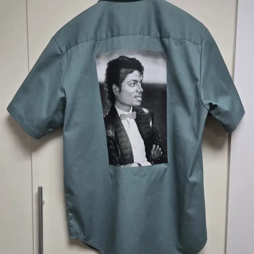[BUNJANG] Supreme Michael Jackson Work Shirt Olive M / 슈프림(SUPREME) 마이클잭슨 워크셔츠 M사이즈 (올리브컬러)