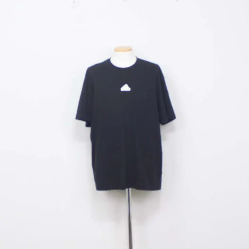 [BUNJANG] Adidas Men's Round Neck T-Shirt Black Cotton XL (New Arrival) / [정품]아디다스 남성 라운드티 최신상 XL사이즈 정인샵